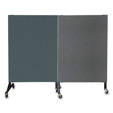 United Visual Products Enclosed Corkboard, 1 Door, 72"x48", 4" Fra UV3426-BRONZE-AMETHY